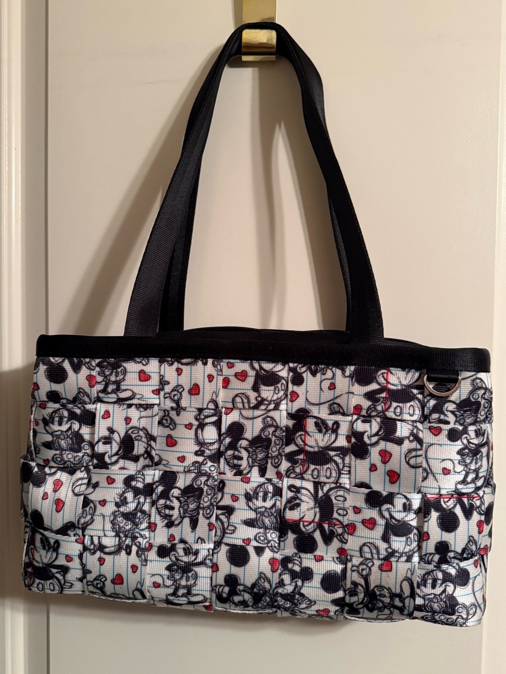 Harveys Large Satchel Mickey Loves Minnie